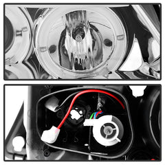 Kies-Motorsports SPYDER Spyder BMW E90 3-Series 06-08 Projector LED Halo Amber Reflctr Rplc Bulb Chrm PRO-YD-BMWE9005-AM-C