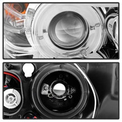 Kies-Motorsports SPYDER Spyder BMW E90 3-Series 06-08 Projector LED Halo Amber Reflctr Rplc Bulb Chrm PRO-YD-BMWE9005-AM-C