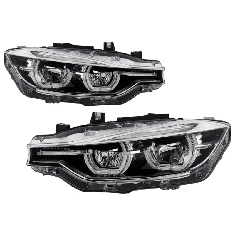 Kies-Motorsports SPYDER Spyder BMW F30 3 Series 4Dr LED Projector Headlights Chrome PRO-JH-BF3012H-4D-LED-C