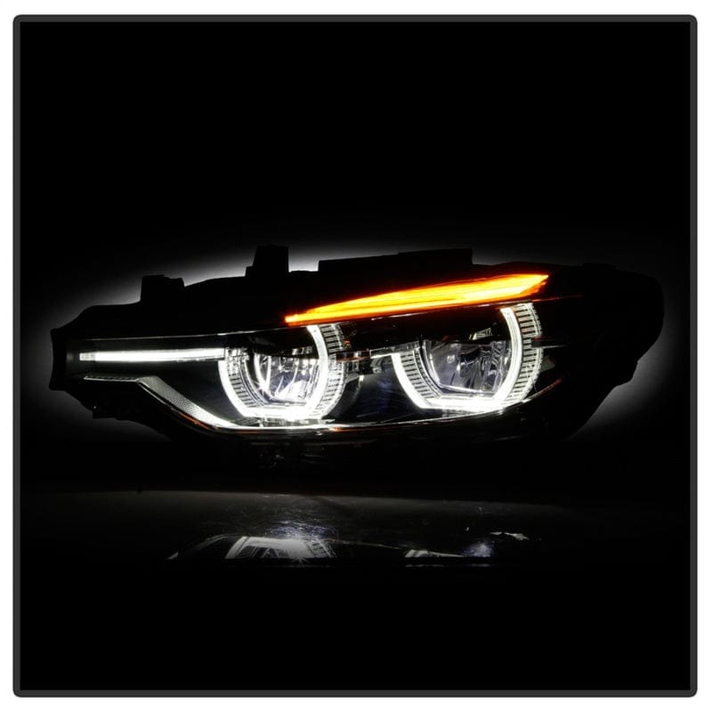 Kies-Motorsports SPYDER Spyder BMW F30 3 Series 4Dr LED Projector Headlights Chrome PRO-JH-BF3012H-4D-LED-C