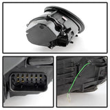 Kies-Motorsports SPYDER Spyder Porsche 911 05-09 Projector Headlights Xenon/HID Model- DRL LED Blk PRO-YD-P99705-HID-DRL-BK