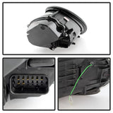 Kies-Motorsports SPYDER Spyder Porsche 911 05-09 Projector Headlights Xenon/HID Model- DRL LED Blk PRO-YD-P99705-HID-DRL-BK