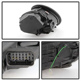 Kies-Motorsports SPYDER Spyder Porsche 911 997 2005-2009 Projector Headlights Halogen Model DRL LED Blk PRO-YD-P99705-DRL-BK