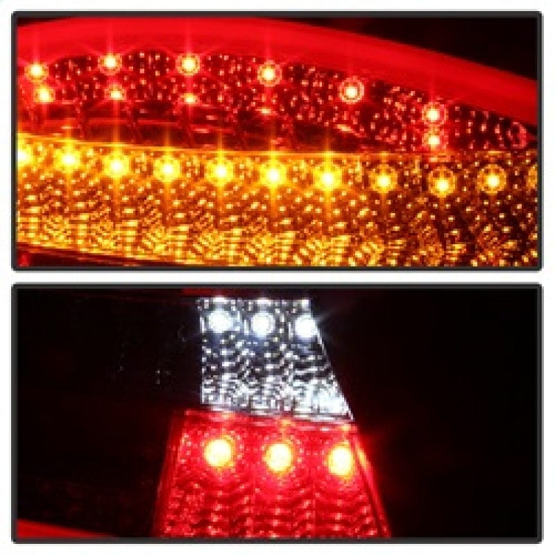 Kies-Motorsports SPYDER Spyder Porsche 987 Cayman 06-08 / Boxster 05-08 LED Tail Lights - Red Clear ALT-YD-P98705-LED-RC