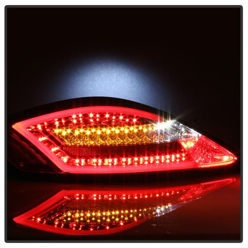 Kies-Motorsports SPYDER Spyder Porsche 987 Cayman 06-08 / Boxster 05-08 LED Tail Lights - Red Clear ALT-YD-P98705-LED-RC