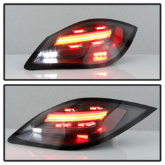 Kies-Motorsports SPYDER Spyder Porsche 987 Cayman 06-08 / Boxster 09-12 LED Tail Lights - Sequential Signal - Black