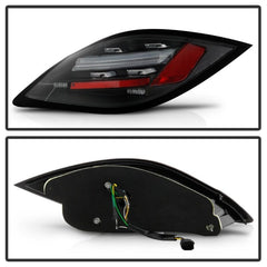 Kies-Motorsports SPYDER Spyder Porsche 987 Cayman 06-08 / Boxster 09-12 LED Tail Lights - Sequential Signal - Black