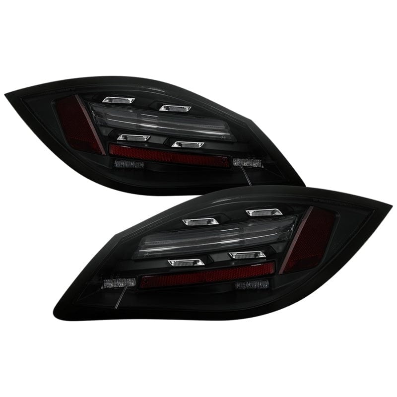 Kies-Motorsports SPYDER Spyder Porsche 987 Cayman 06-08 / Boxster 09-12 LED Tail Lights - Sequential Signal - Smoke