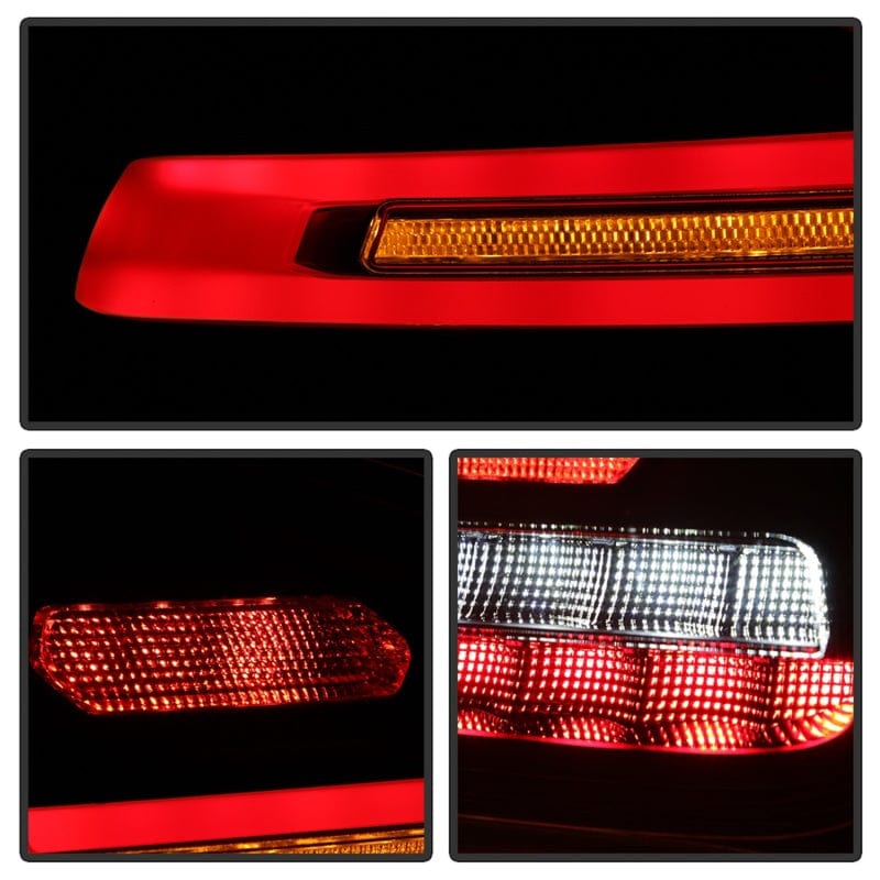 Kies-Motorsports SPYDER Spyder Porsche Cayenne 958 11-14 LED Tail Lights - Sequential Signal - Red Smoke