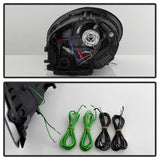 Kies-Motorsports SPYDER Spyder Porsche Cayman 05-08 Headlights - Halogen Model Only - Black PRO-YD-P98705-HID-DRL-BK
