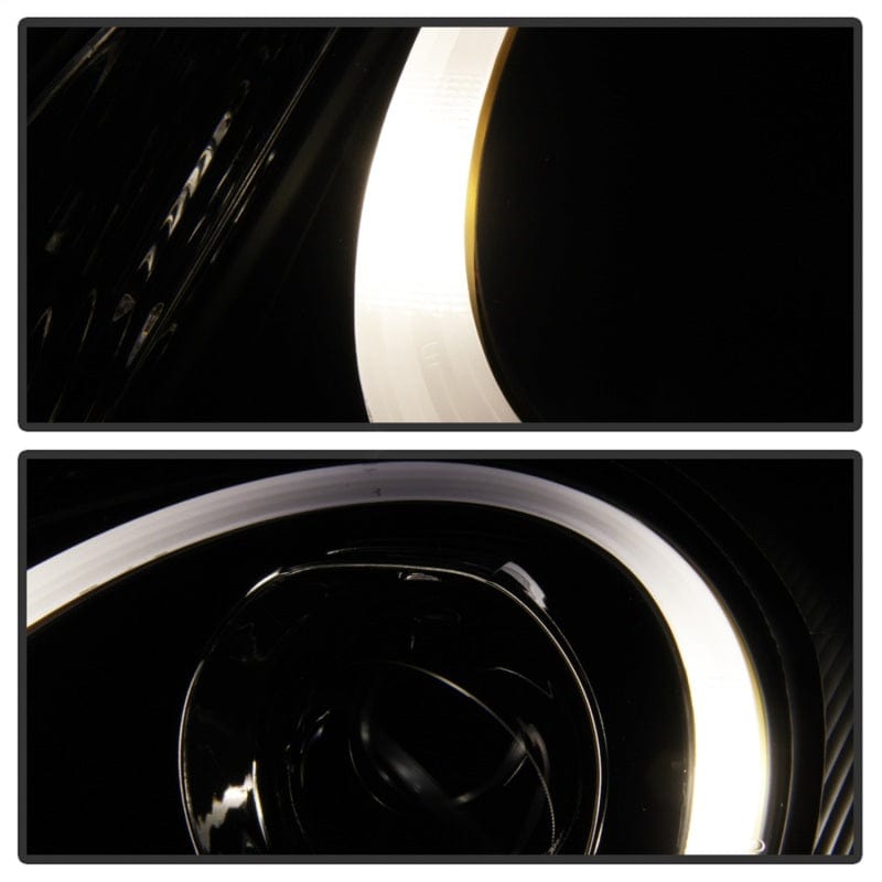 Kies-Motorsports SPYDER Spyder Porsche Cayman 05-08 Headlights - Halogen Model Only - DRL LED - Black PRO-YD-P98705-DRL-BK