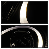 Kies-Motorsports SPYDER Spyder Porsche Cayman 05-08 Headlights - Halogen Model Only - DRL LED - Black PRO-YD-P98705-DRL-BK