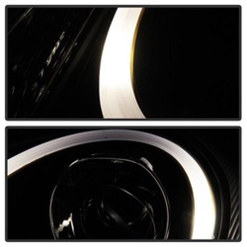 Kies-Motorsports SPYDER Spyder Porsche Cayman 05-08 Headlights - Halogen Model Only - DRL LED - Black PRO-YD-P98705-DRL-BK