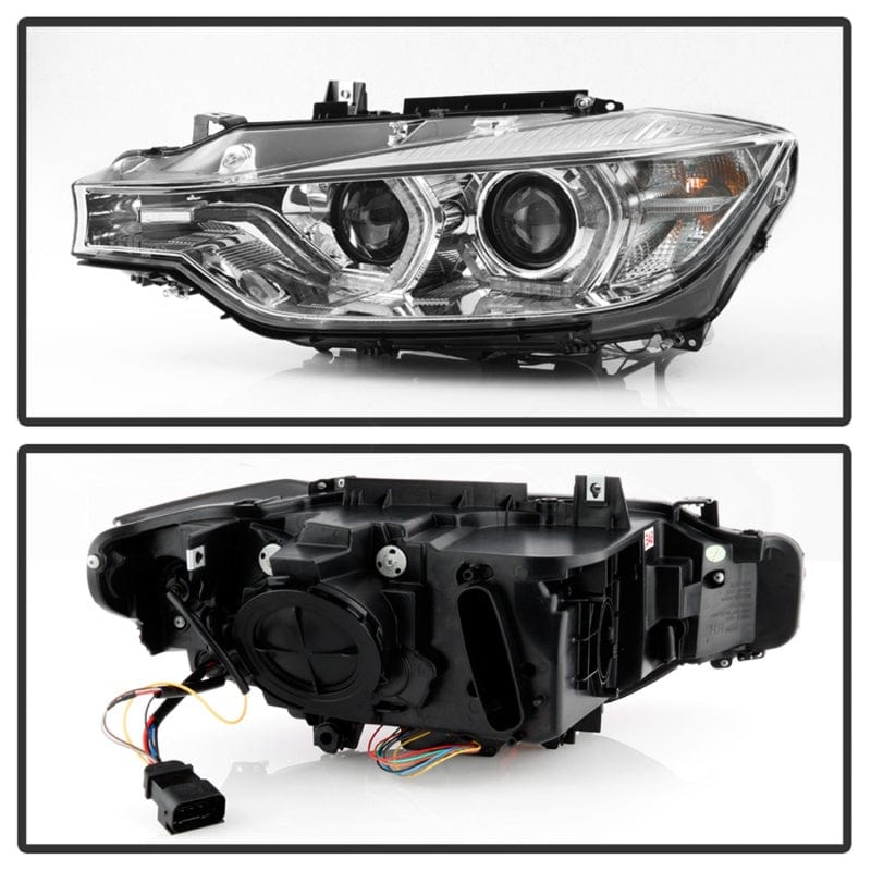 Kies-Motorsports SPYDER Spyder Signature BMW F30 3 Series 12-14 4DR Projector Headlights - Chrome (PRO-YD-BMWF3012-AFSHID-C)