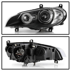 Kies-Motorsports SPYDER xTune 07-10 BMW X5 Passenger Side HID AFS Projector Headlights - OEM Right (PRO-JH-BX507-AFS-OE-R)