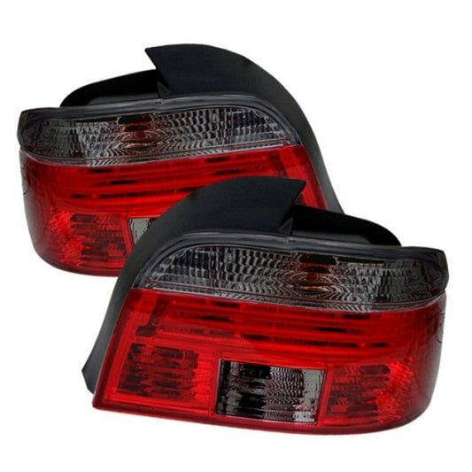 Kies-Motorsports SPYDER Xtune Bmw E39 5-Series 97-00 Tail Light Red Smoke ALT-CI-BE3997-RSM