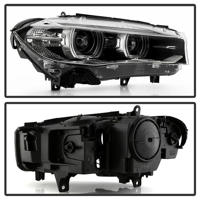 Kies-Motorsports SPYDER xTune BMW X5 14-18 Xenon HID/AFS Projector Headlights - OE Right PRO-JH-BX514-AFS-OE-R