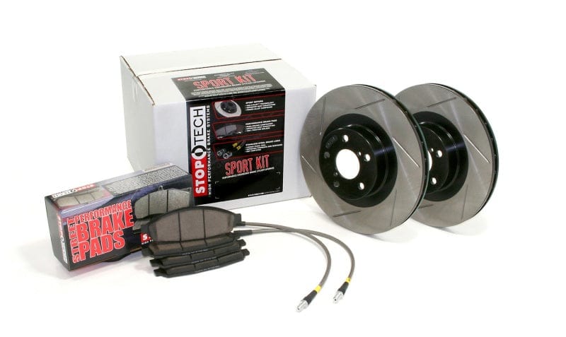 Kies-Motorsports Stoptech Sport Axle Pack, Slotted, 4 Wheel