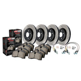 Kies-Motorsports Stoptech Sport Axle Pack, Slotted, 4 Wheel