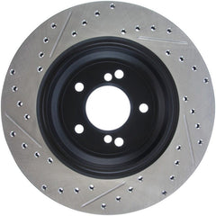 Kies-Motorsports Stoptech StopTech 00-03 BMW M5 (E39) Slotted & Drilled Left Rear Rotor