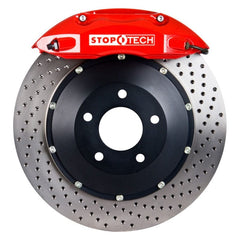 Kies-Motorsports Stoptech StopTech 01-06 BMW 330CI / 06-08 BMW Z4 Front BBK Red ST-40 Calipers 332x32 Drilled Rotors