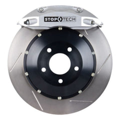 Kies-Motorsports Stoptech StopTech 01-06 BMW 330CI / 06-08 BMW Z4 Front BBK Silver ST-40 Calipers 332x32 Slotted Rotors