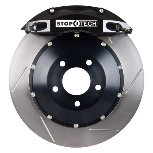 Kies-Motorsports Stoptech StopTech 05-10 Porsche 911 Carrera S (997) Front BBK ST-40 Caliper Blk / 2pc Slotted 355x32mm Rotor