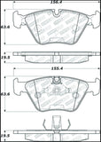 Kies-Motorsports Stoptech StopTech 06-08 BMW M3/Z4 Street Select Brake Pads w/Hardware - Front