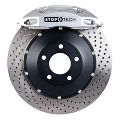 Kies-Motorsports Stoptech StopTech 06-09 BMW M5/M6 Rear Big Brake Kit Silver ST-41 Calipers Drilled 380x32mm Rotors