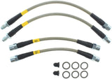 Kies-Motorsports Stoptech StopTech 07-08 BMW E90/E91/E92/E93 328 (all)/335 (all) /07-13 E82 128i/135i Stainless Steel Rear Bra