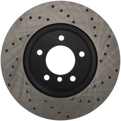 Kies-Motorsports Stoptech StopTech 07-10 BMW 335i Cross Drilled Left Front Rotor