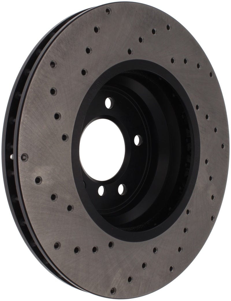Kies-Motorsports Stoptech StopTech 07-10 BMW 335i Cross Drilled Left Front Rotor