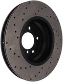 Kies-Motorsports Stoptech StopTech 07-10 BMW 335i Cross Drilled Left Front Rotor