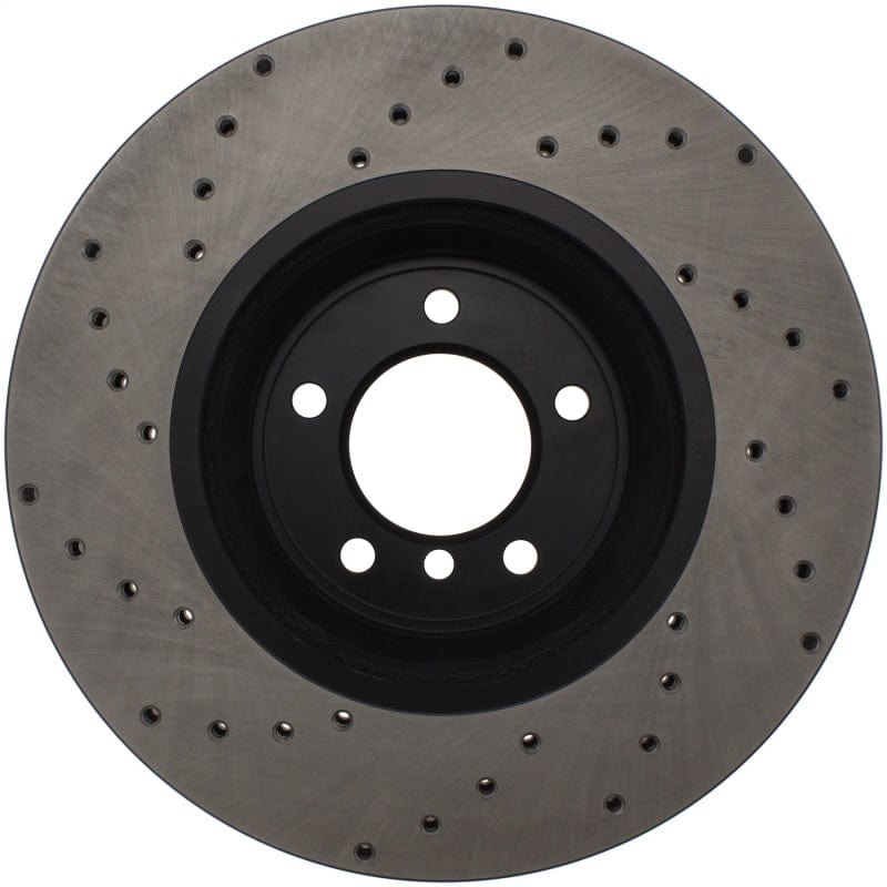Kies-Motorsports Stoptech StopTech 07-10 BMW 335i Cross Drilled Left Front Rotor