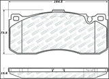 Kies-Motorsports Stoptech StopTech 08-13 BMW 1-Series Street Select Front Brake Pads