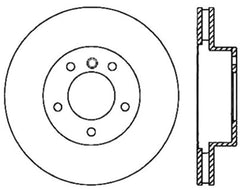 Kies-Motorsports Stoptech StopTech 09-10 BMW 535i xDrive Sportstop Cryo Cross Drilled Front Right Rotor