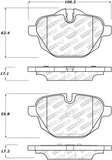 Kies-Motorsports Stoptech StopTech 11-17 BMW X3 Street Performance Rear Brake Pads
