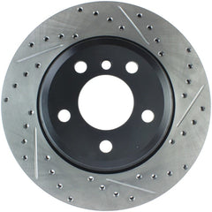 Kies-Motorsports Stoptech StopTech 12-16 BMW 335i Slotted & Drilled Rear Left Rotor