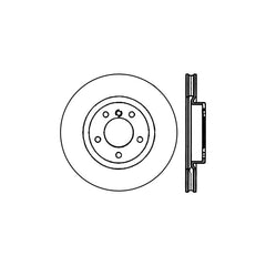 Kies-Motorsports Stoptech Stoptech 95-99 BMW M3 / 98-02 BMW Z3 Right Front Premium High Carbon CRYO STOP Rotor