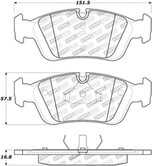 Kies-Motorsports Stoptech StopTech 96-02 BMW Z3 / 03-08 Z4 / 97-00 323 Front Brake Pads