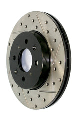 Kies-Motorsports Stoptech StopTech 97-20 BMW 540i / 97-01 740i / 95- 01 740iL Sport Cryo Drilled & Slotted Rotor - Front Right