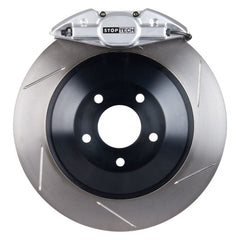 Kies-Motorsports Stoptech StopTech BBK 01-05 BMW 325i Rear Silver ST-22 Calipers Slotted 328x28mm Rotors/Pads/SS Lines