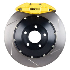 Kies-Motorsports Stoptech StopTech BBK 01-06 BMW M3 Rear Yellow ST-22 Calipers Slotted 345x28 Rotors Pads and SS Lines
