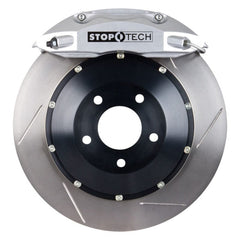 Kies-Motorsports Stoptech StopTech BBK 01-07 BMW M3 (E46) Front 4 Piston 355x32 Silver Calipers Slotted Two Piece Rotors