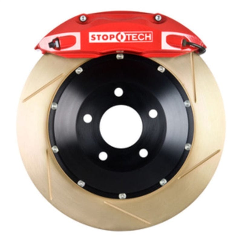 Kies-Motorsports Stoptech StopTech BBK 01-07 BMW M3 (E46) Front ST-40 Red Caliper Zinc Slotted 332x32 Rotors