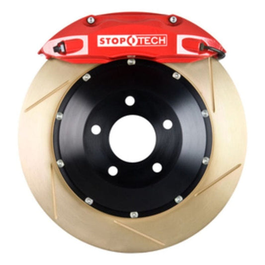 Kies-Motorsports Stoptech StopTech BBK 01-07 BMW M3 (E46) Front ST-40 Red Caliper Zinc Slotted 332x32 Rotors