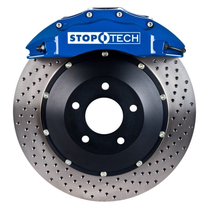 Kies-Motorsports Stoptech StopTech BBK 01-07 BMW M3 w/ Blue ST-60 Calipers 355mm x 32mm Drilled Rotors Pads and SS Lines