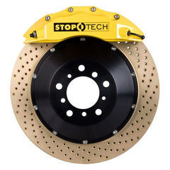 Kies-Motorsports Stoptech StopTech BBK 07-13 BMW 335i/335d Front 355x32 Drilled 2pc Rotors ST-60 Yellow Calipers