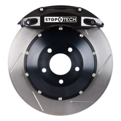 Kies-Motorsports Stoptech StopTech BBK 09-13 Audi A4/08-12 A5 Front w/ Black ST-40 Calipers Slotted 332x32mm Rotors