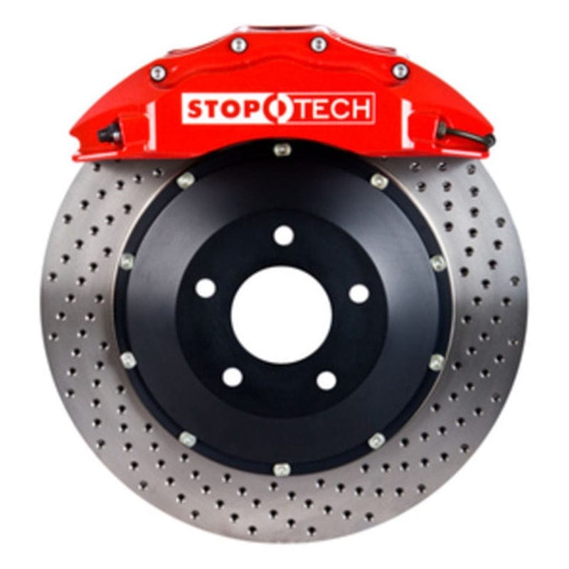 Kies-Motorsports Stoptech StopTech BBK 10-6/11 Audi S4 / 08-11 S5 Front Red ST-60 Calipers Drilled 355x32 Rotors